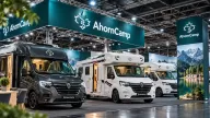 Ahorn Camp Reisemobile am Messestand des Suisse Caravan Salon